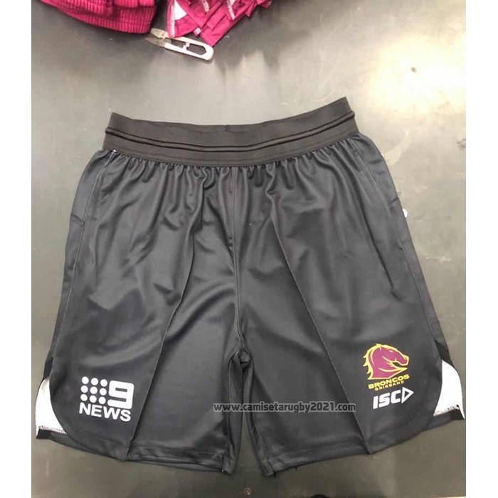Pantalones Cortos Brisbane Broncos Rugby 2021 Gris